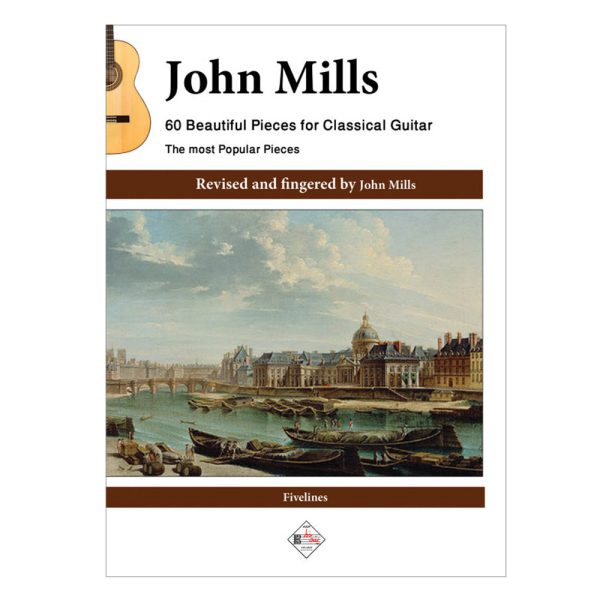 کتاب ۶۰ قطعه زیبا برای گیتار کلاسیک جان میلز