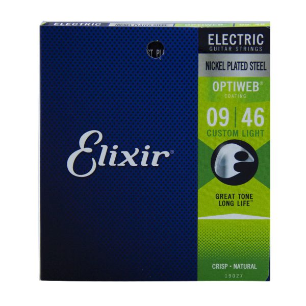 سیم گیتار الکتریک الکسیر مدل Elixir Optiweb Coating 09-46