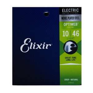سیم گیتار الکتریک الکسیر مدل Elixir Optiweb Coating 10-46