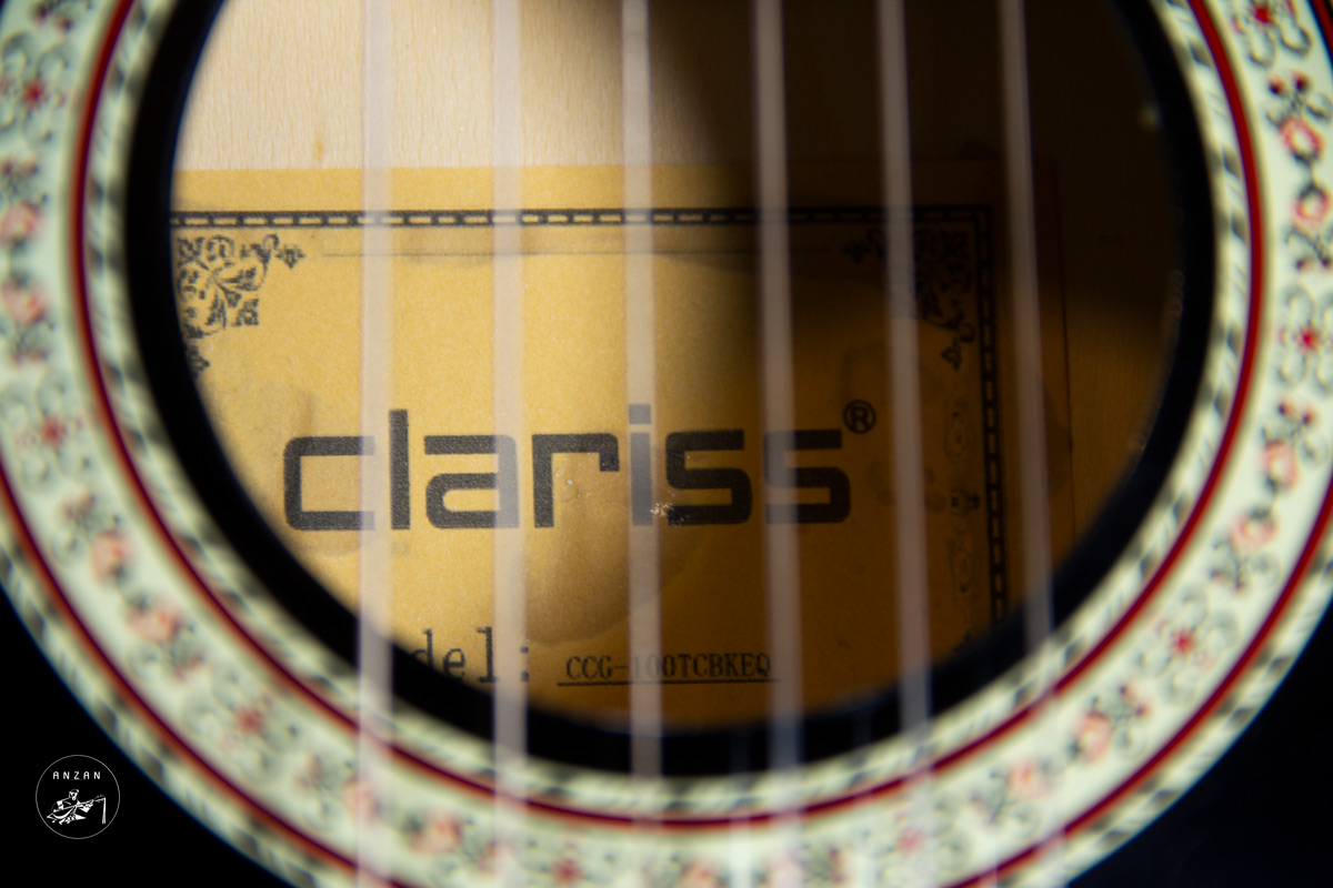 گیتار کلاسیک کلاریس کاتوی تین بادی مدل CCG-100TCBK EQ