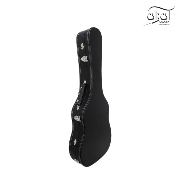 هاردکیس گیتار چوبی باروکش چرمی