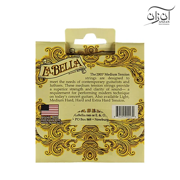 سیم گیتار کلاسیک لا بلا مدل 2001 la bella اورجینال