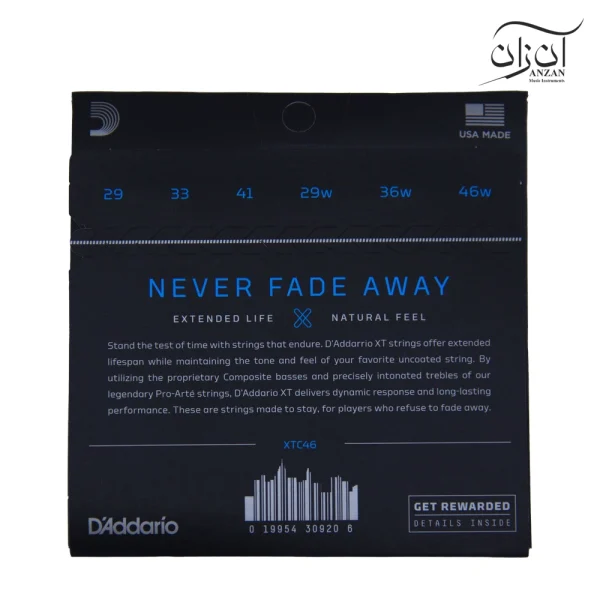 سیم گیتار کلاسیک داداریو مدل D'Addario XTC46