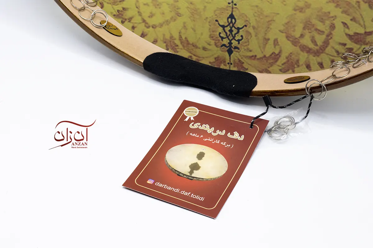 دف دربندی مدل ترنج سایز 4/4