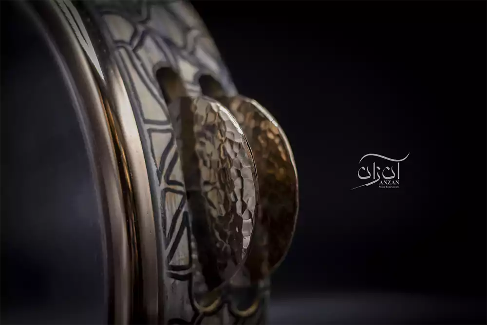 رق Emin Percussion ماربل 23 سانتی متر زنگ برنزی رق Emin Percussion ماربل 23 سانتی متر زنگ برنزی