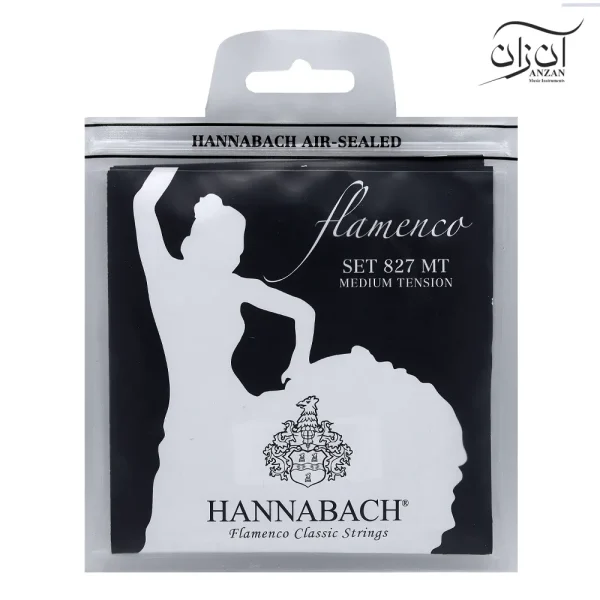 سیم گیتار فلامنکو هاناباخ مدل Hannabach 827 MT Black