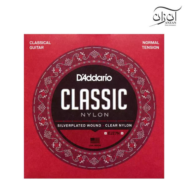 سیم گیتار کلاسیک داداریو D'addario Ej27N