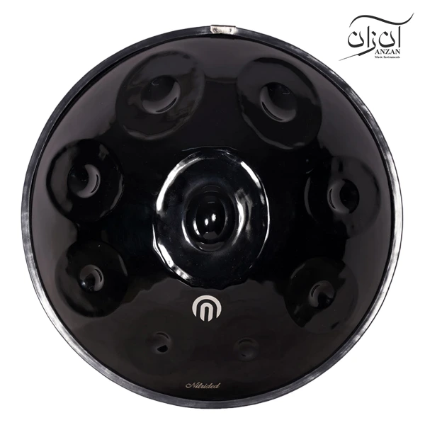 Arshablackshine01 هنگ درام آرشا فولاد نیتراید رنگ مشکی براق